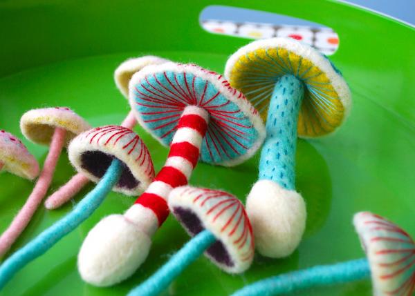 Image for event: Intro to Needle Felting: Springtime Toadstools 