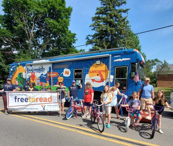 Image for event: Join the Bookmobile in Ypsilanti's 4th of July Parade